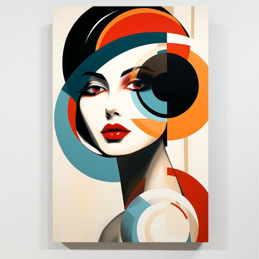 Tableau Abstrait Femme