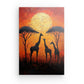 Tableau Africain Girafe