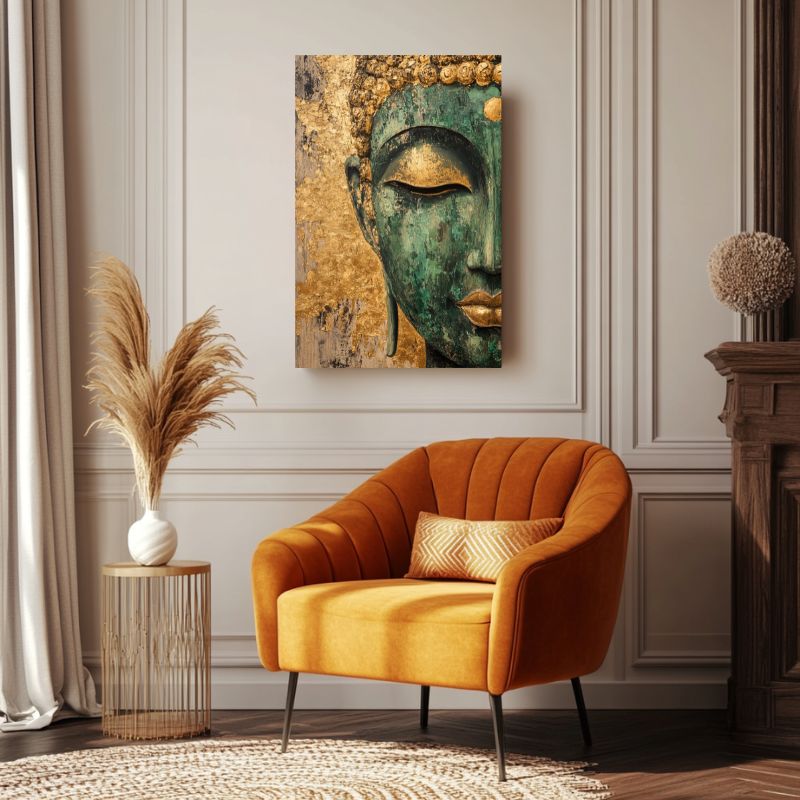 Tableau_Bouddha_couelur_vert
