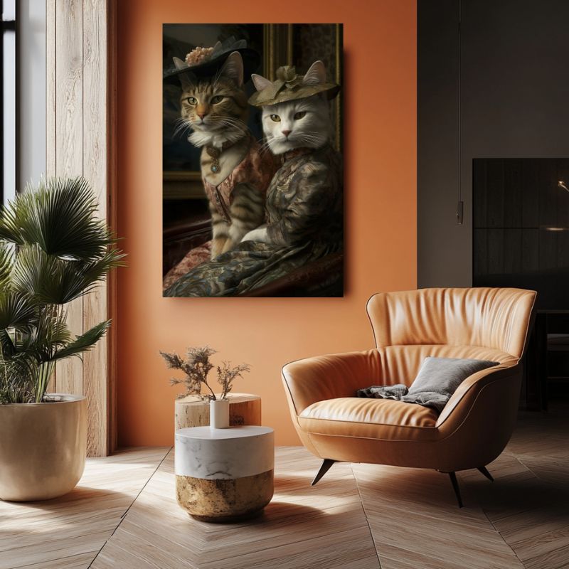 Tableau Chat Aristocrate