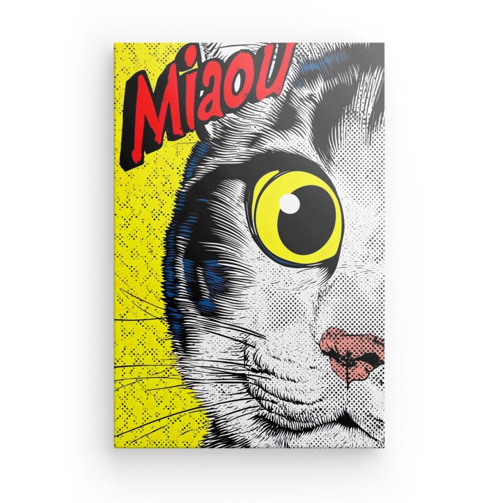 Tableau Chat Pop Art