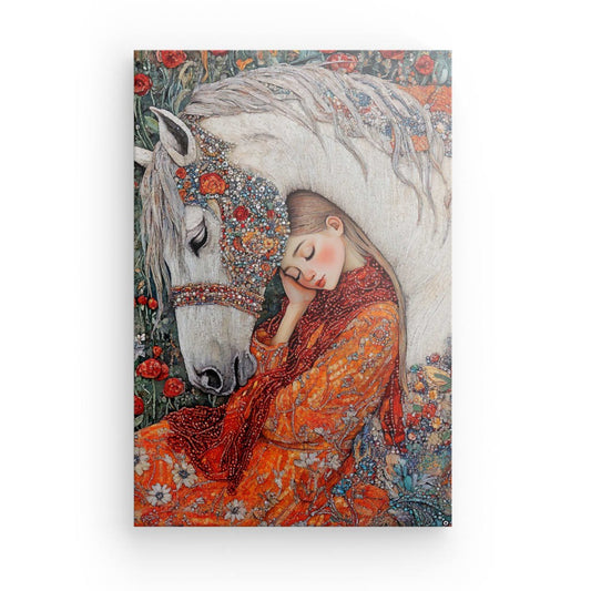 Tableau Cheval Chambre Fille