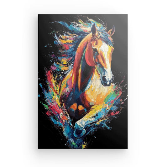 Tableau Cheval Multicolore
