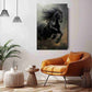 Tableau Cheval Noir