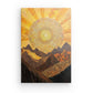 Tableau Contemporain Montagne