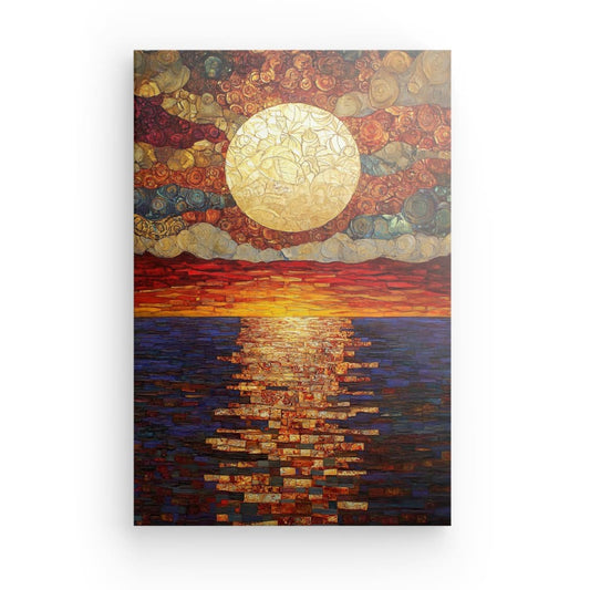 Tableau Coucher de Soleil sur la Mer