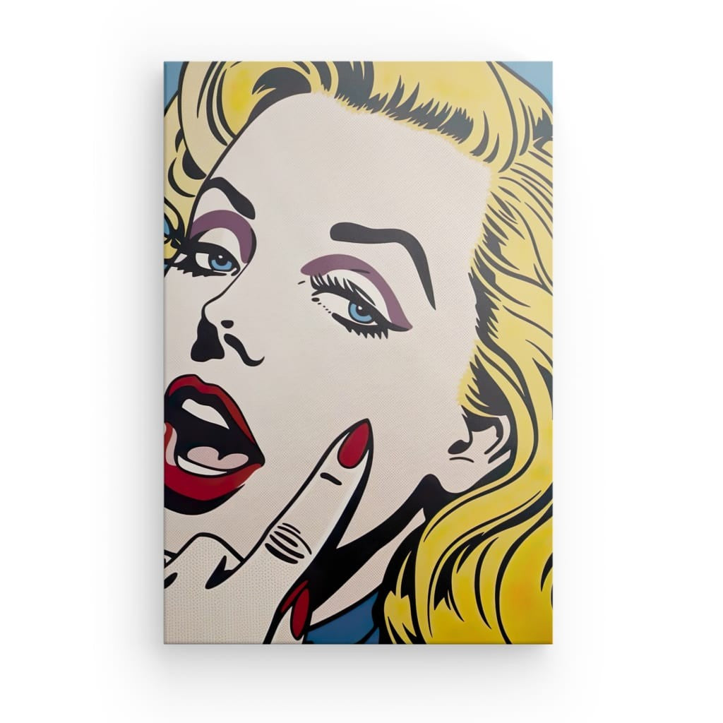 Tableau Femme Pop Art