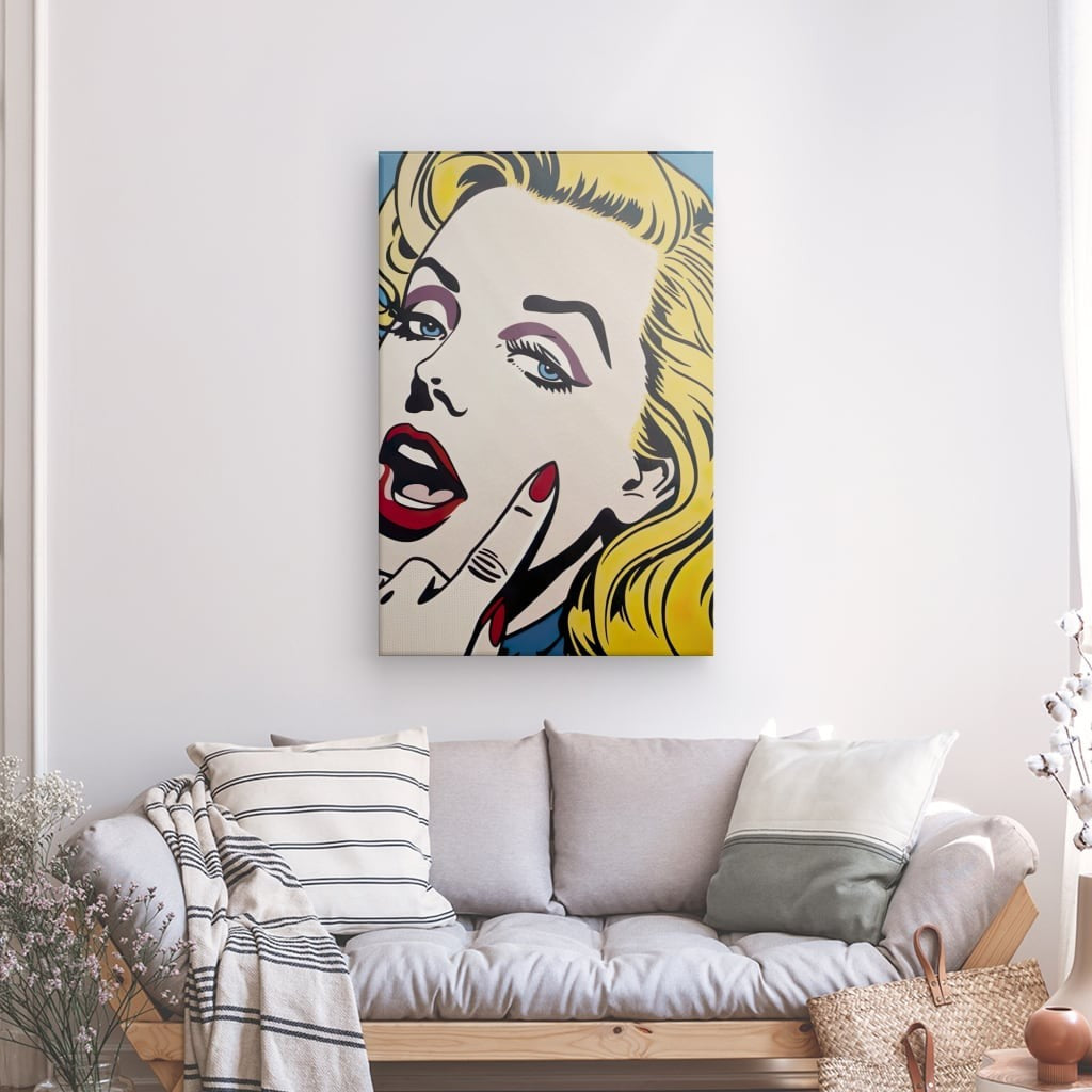 Tableau Femme Pop Art