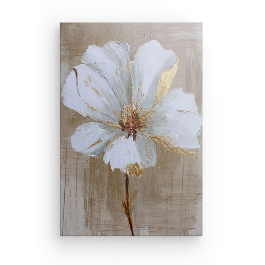 Tableau Fleur Blanche