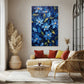 Tableau Fleurs Bleues