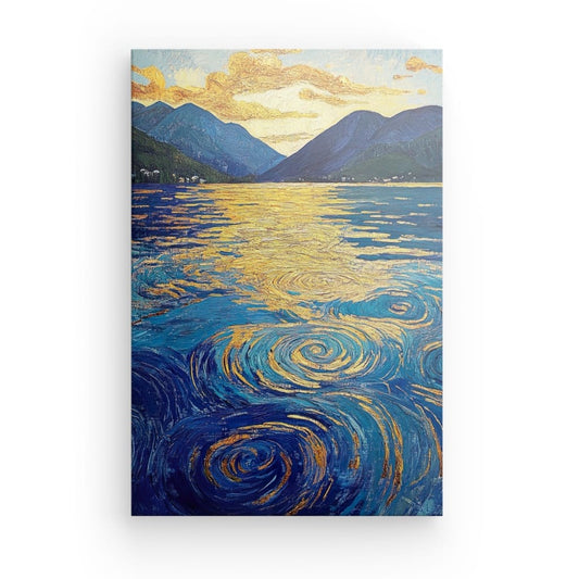 Tableau Lac Montagne