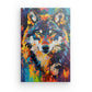 Tableau Loup Coloré