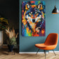 Tableau_Loup_Colore