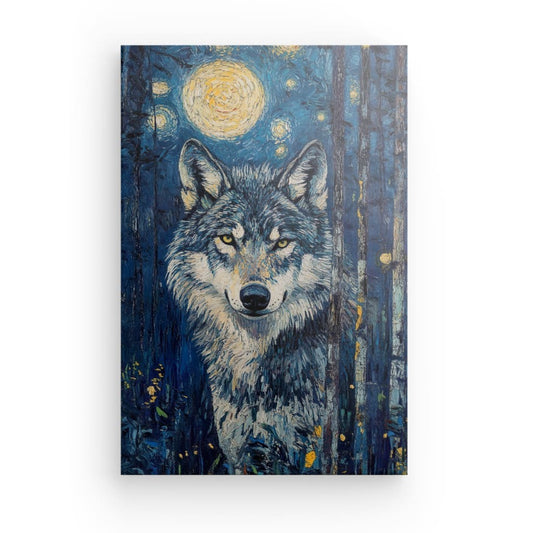 Tableau Loup Forêt