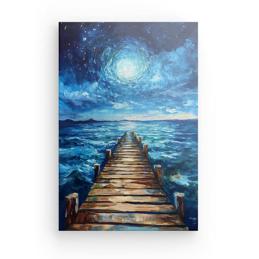 Tableau Mer avec Ponton