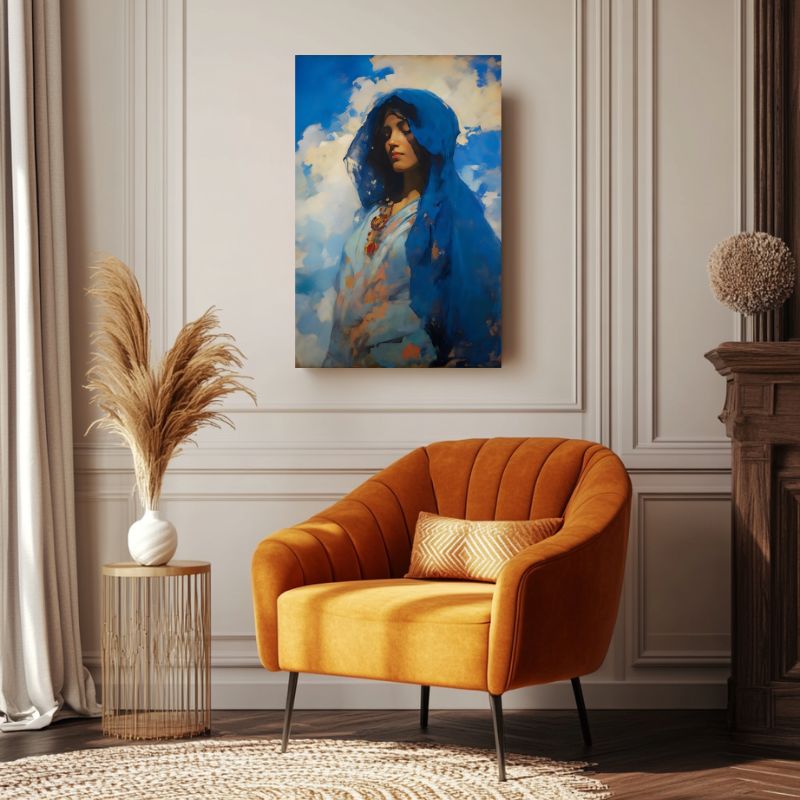Tableau Oriental Bleu