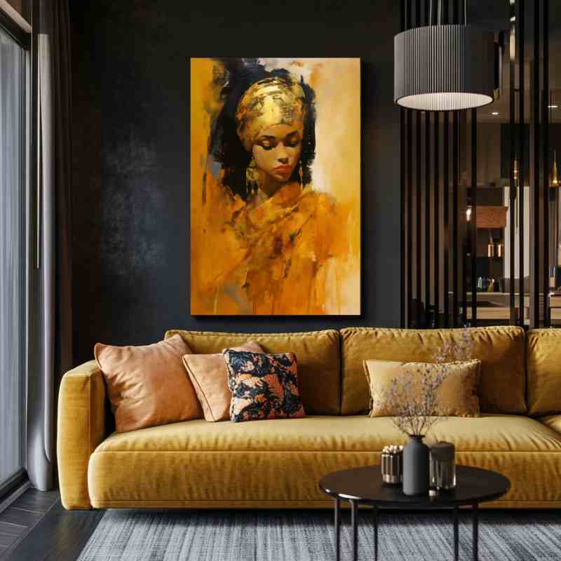 Tableau Oriental Doré