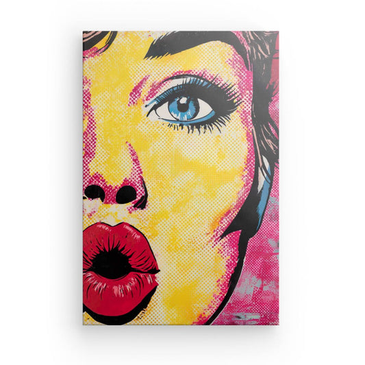 Tableau Pop Art Bouche