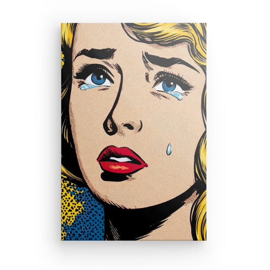 Tableau Pop Art Femme qui Pleure