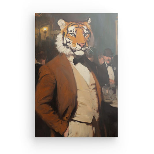 Tableau Tigre Humain