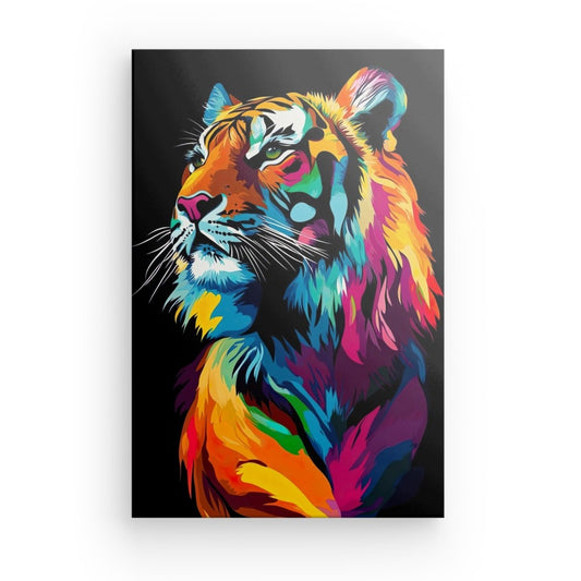 Tableau Tigre Multicolore