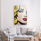 Tableau Visage Femme Pop Art