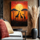 Tableau_africain_girafe_deco
