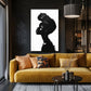 Tableau_africain_noir_et_blanc_femme