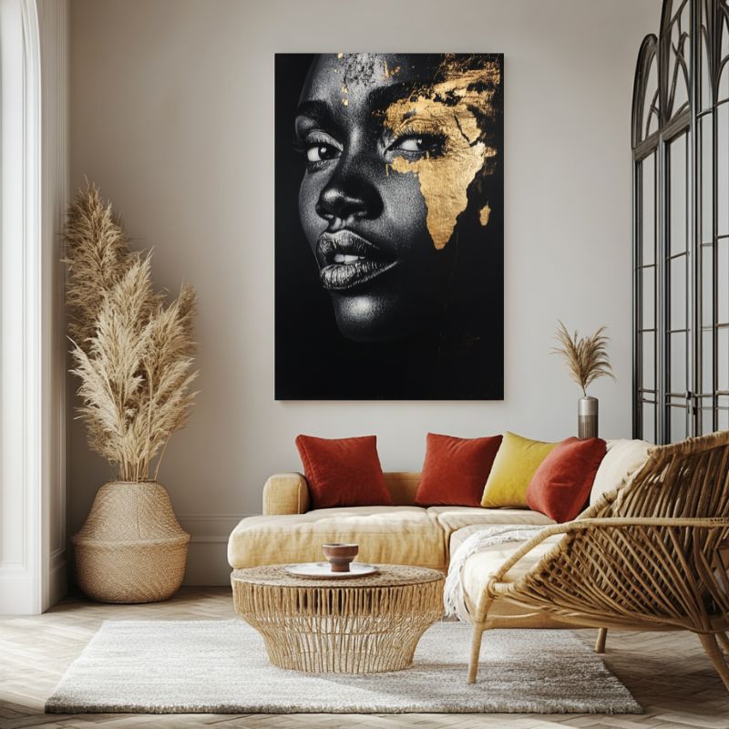 Tableau_africain_visage_femme