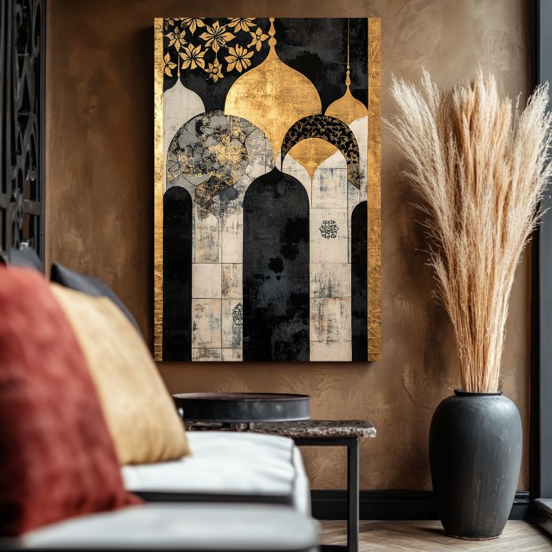 Tableau_art_oriental_motifs