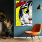 Tableau_chat_pop_art_miaou