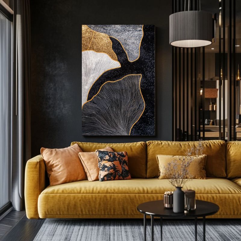Tableau_deco_zen_dore