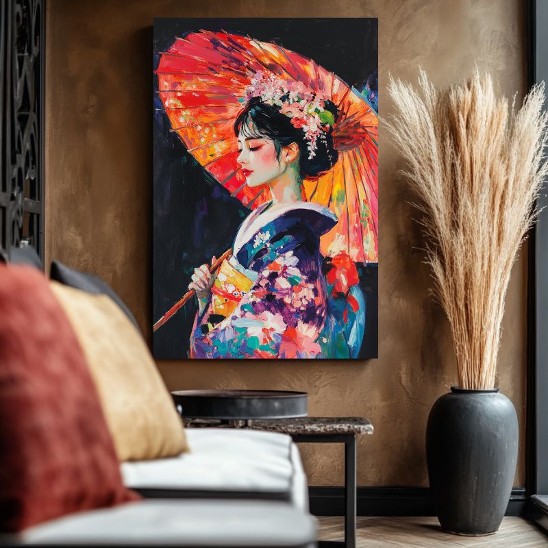 Tableau_japonais_femme_moderne