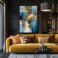 Tableau_motif_oriental_bleu
