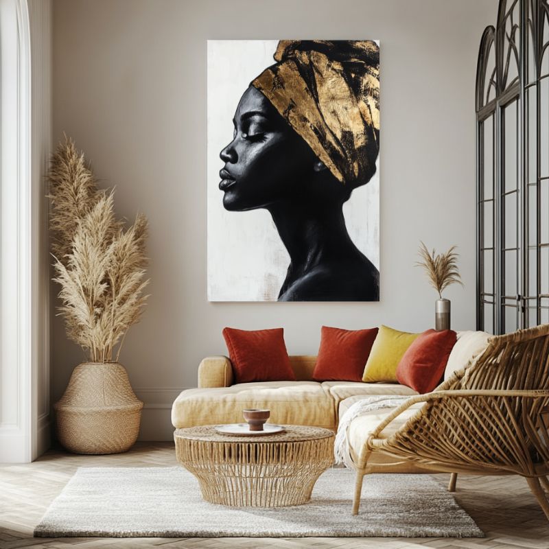 Tableau_mural_africain_dore