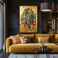 Tableau Oriental Abstrait