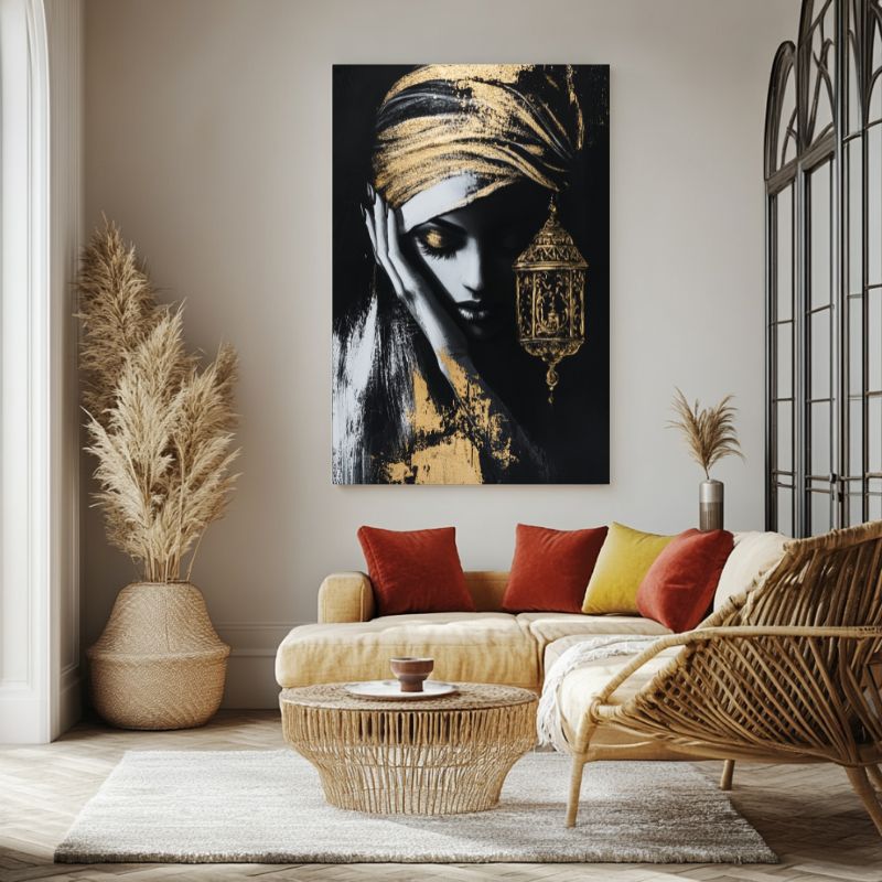 Tableau_oriental_chic_dore