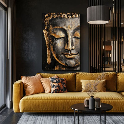 Tableau_tete_de_Bouddha_zen