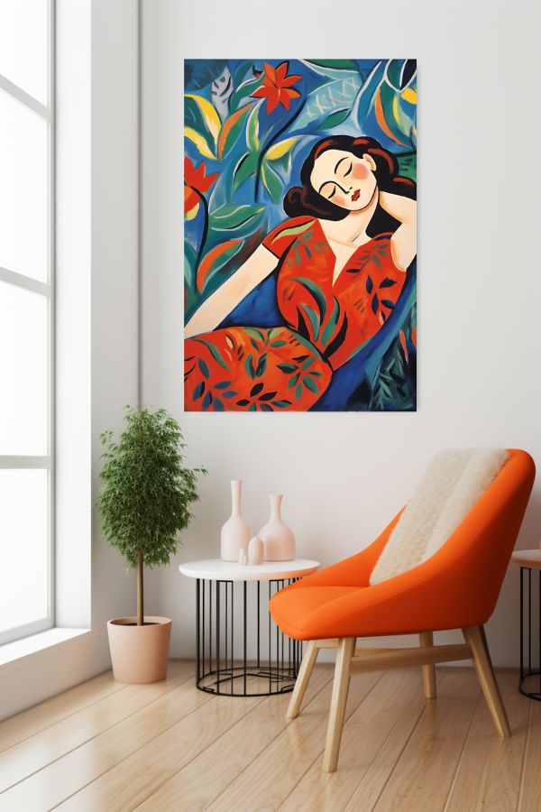 Tableau Femme Endormie