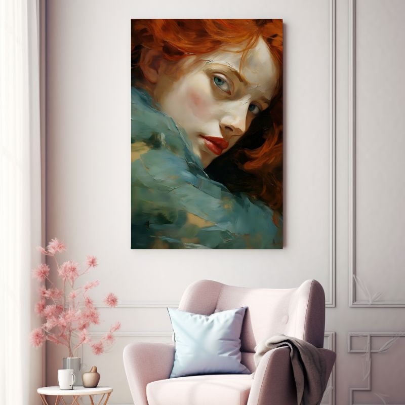 Tableau Femme Rousse