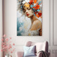 Tableau Femme Fleurs Cheveux