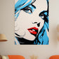 Tableau Pop Art Bleu