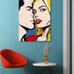 Tableau déco Pop Art Couple