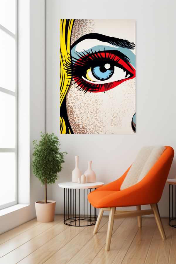 Tableau Pop Art Regard