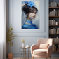 Tableau Femme Bleue