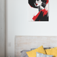 Tableau Femme Chapeau Rouge