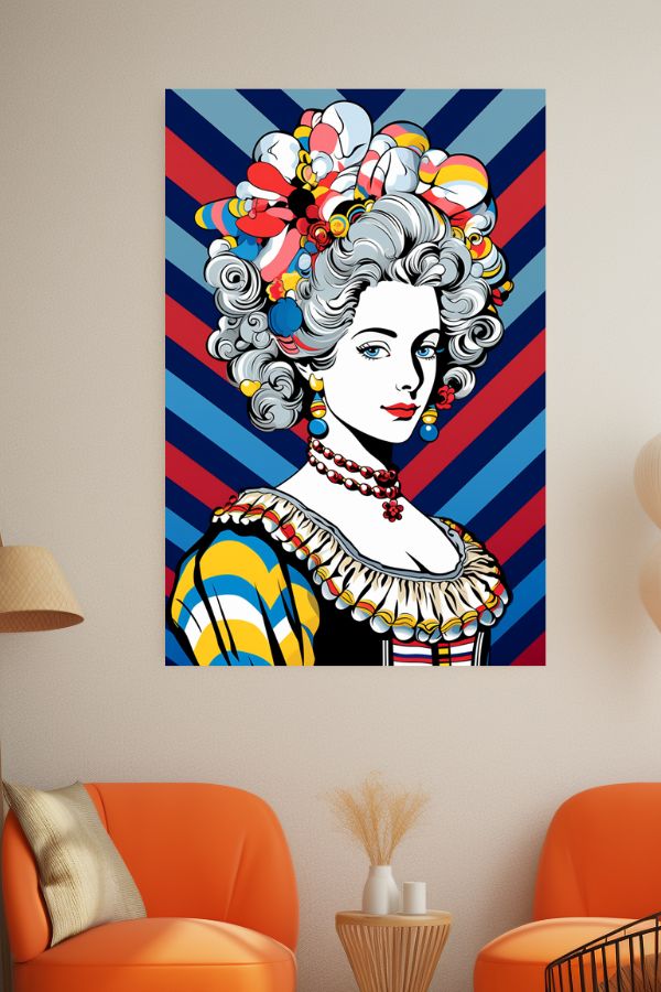 Toile Pop Art Rococo