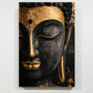 Toile_Bouddha_noir_et_or