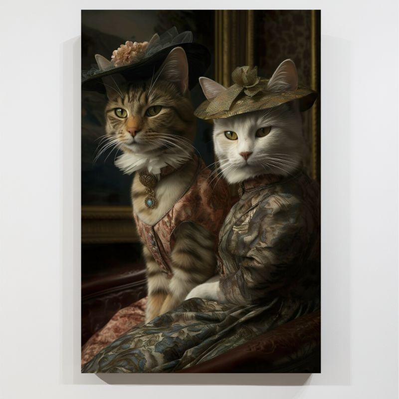 Tableau Chat Aristocrate