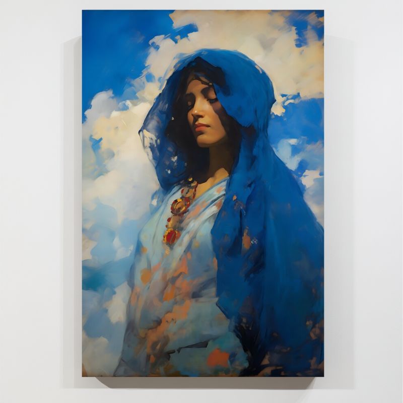Tableau Oriental Bleu